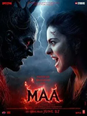 Maa 2025 Hindi Audio Movie Poster