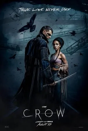 The Crow 2024 Hindi Dual Audio Movie Poster