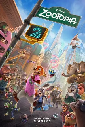 Zootopia 2 2025 Hindi Audio PREDVD Movie Poster