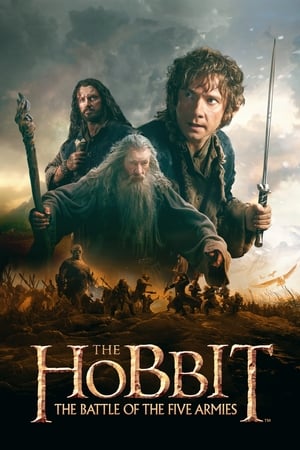 The Hobbit The Battle of the Five Armies (2014) Hindi Dual Audio Movie [200MB] Movie Poster